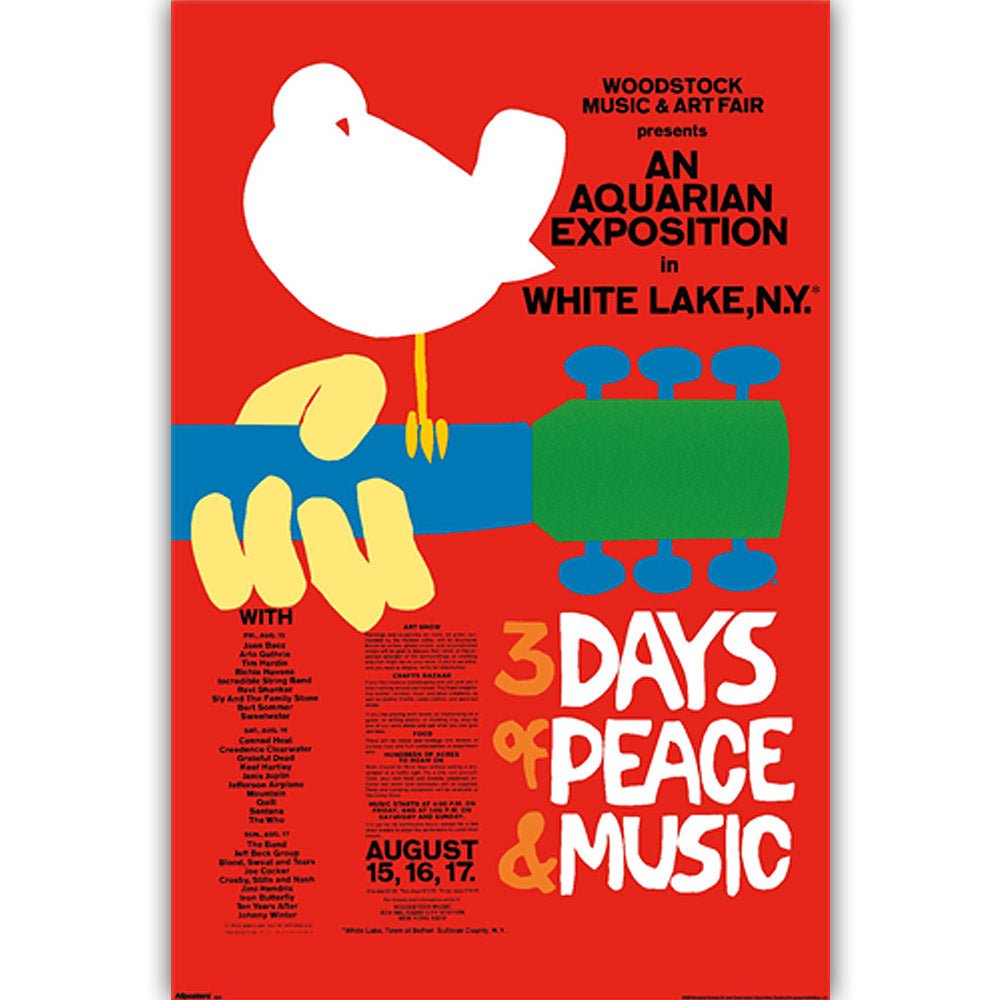 WOODSTOCK ウッドストック (映画公開 55周年 ) - Original / ポスター - PGS